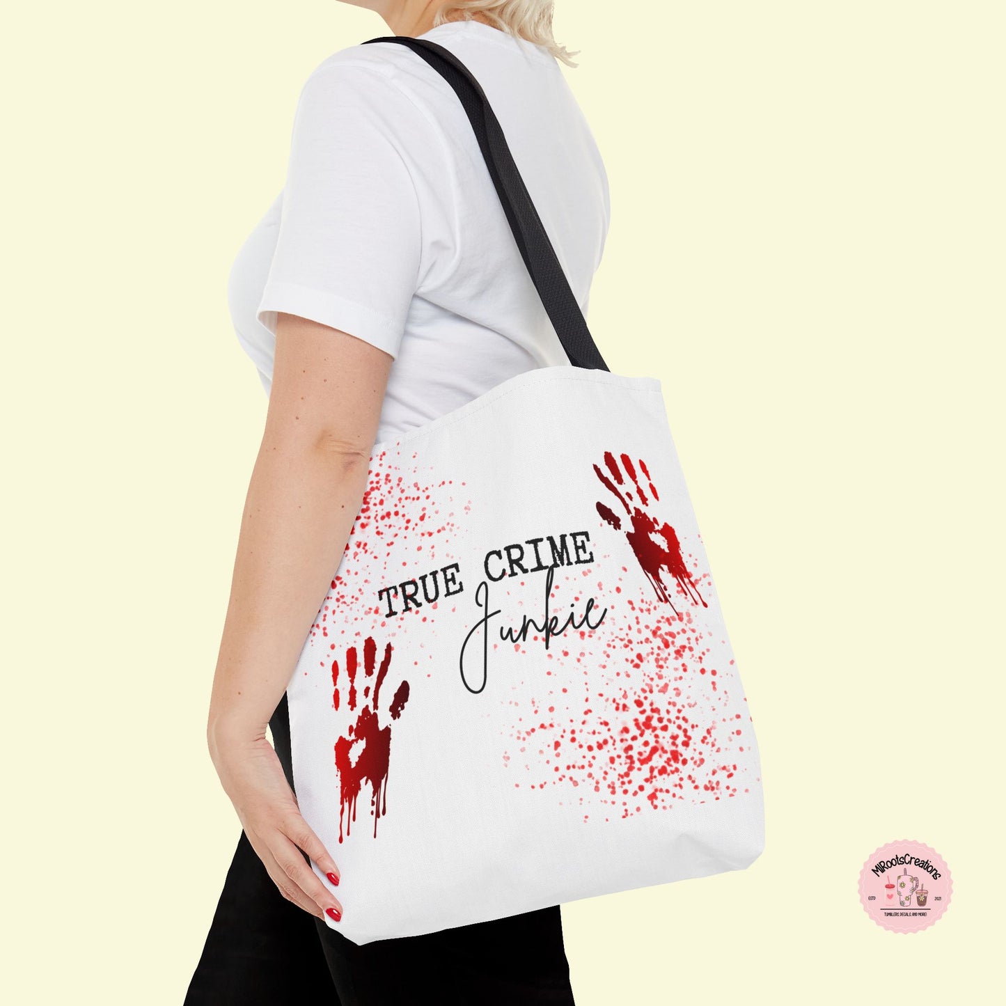 True Crime Junkie Tote Bag