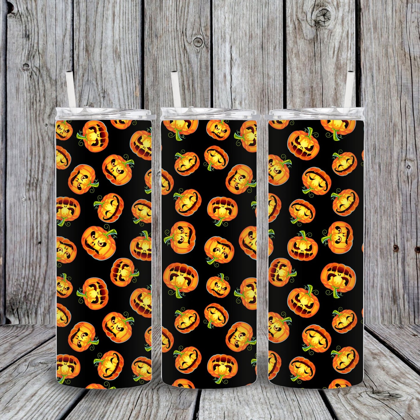 Halloween Jack o Lantern Pumpkin Tumbler