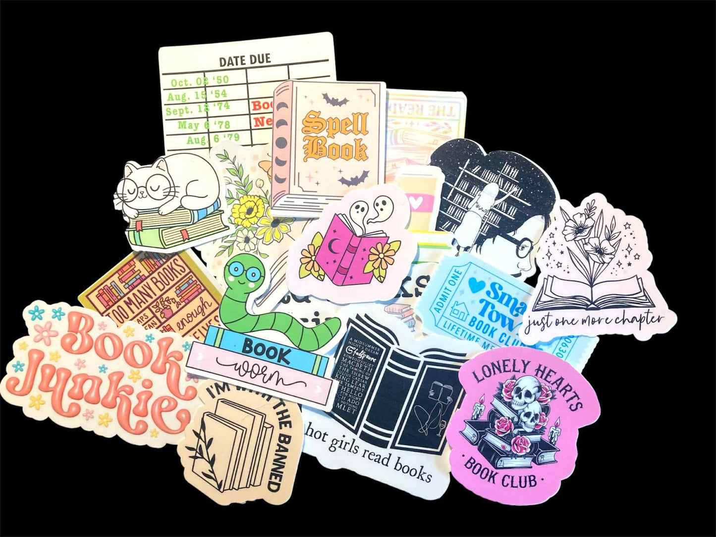 Waterproof Bookish Book Lover Sticker Bundle