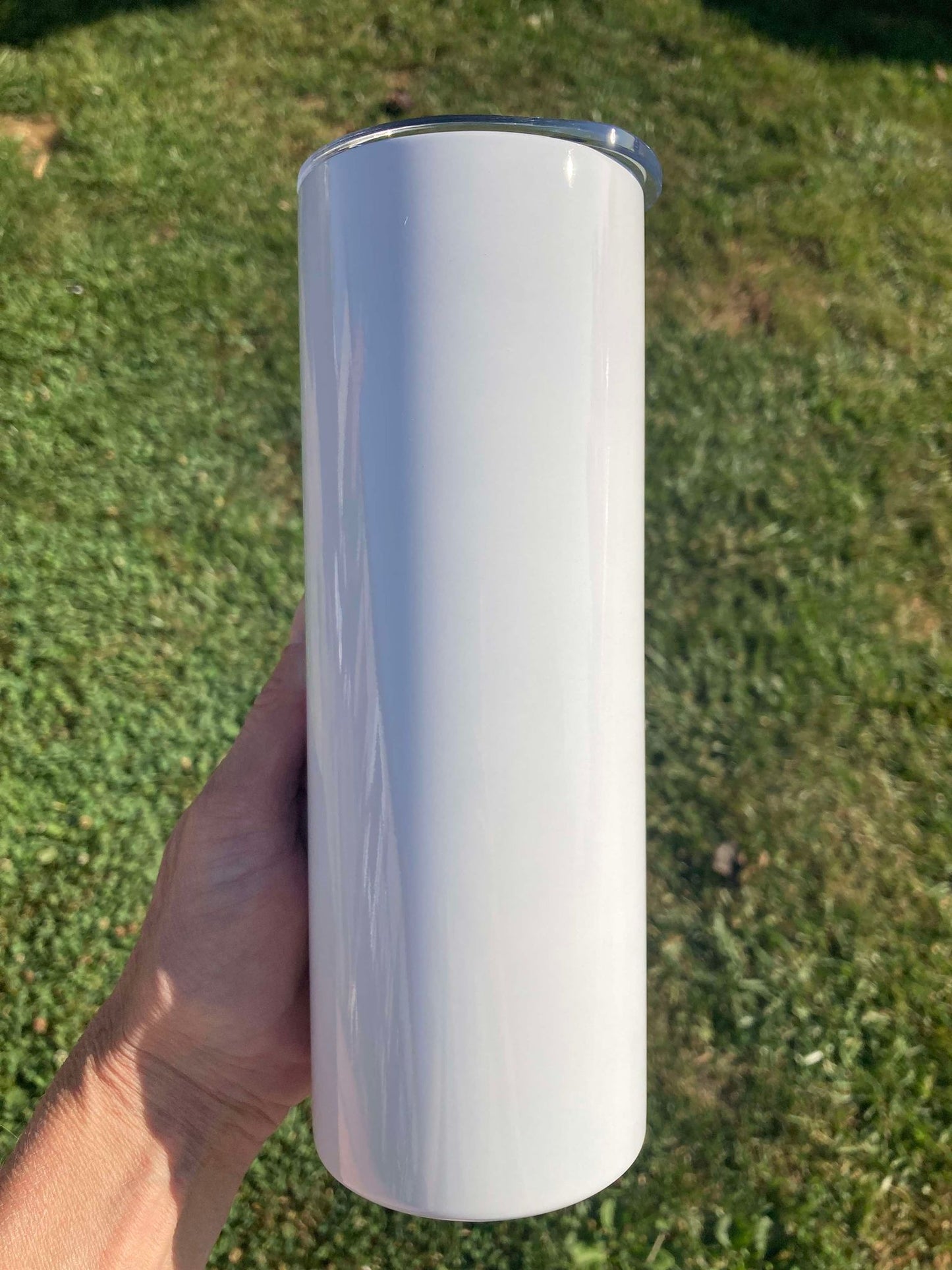 Custom 20 oz sublimation tumbler. Customizable.