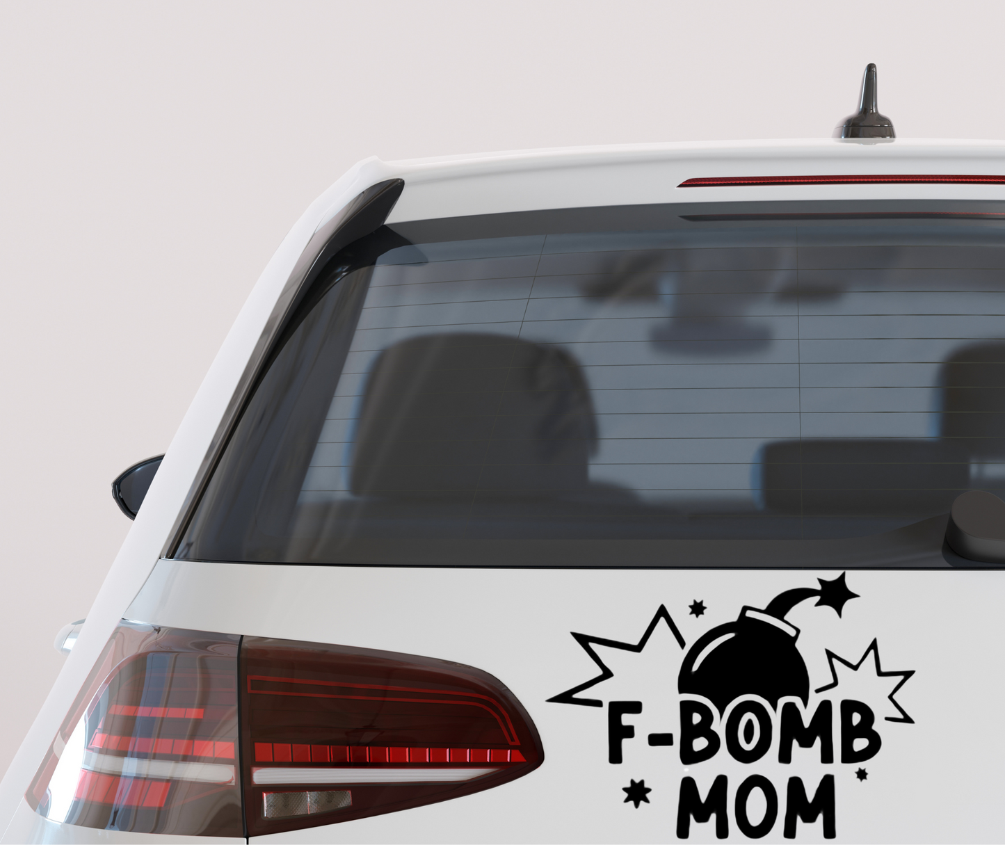 F-Bomb Mom vinyl car decal bumper sticker