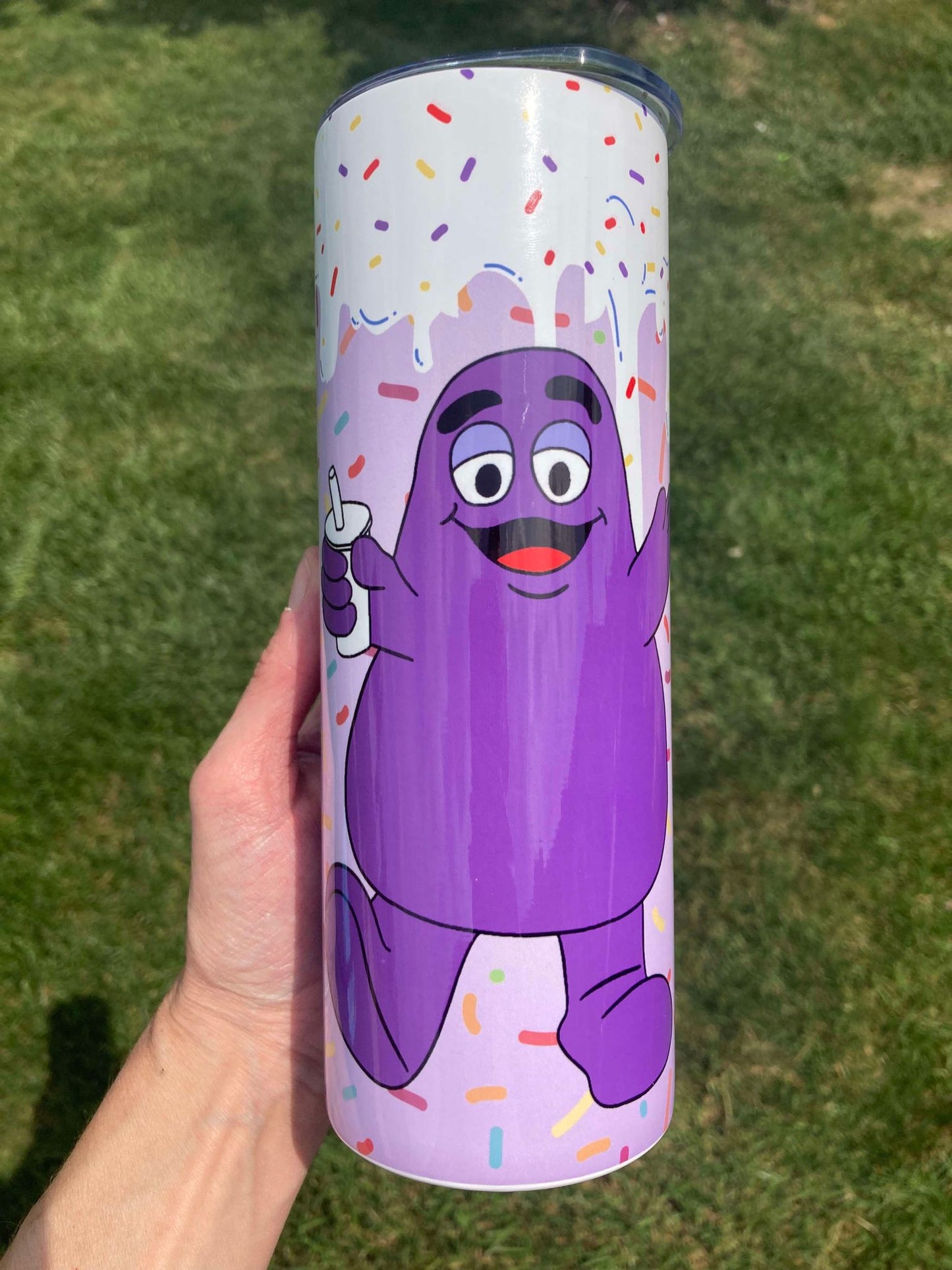 20 oz McDonald's Grimace Shake Tumbler. MIRootsCreations