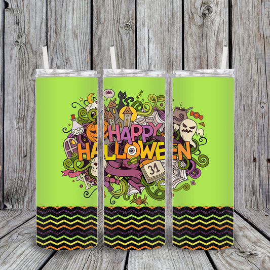 20 oz Happy Halloween Tumbler