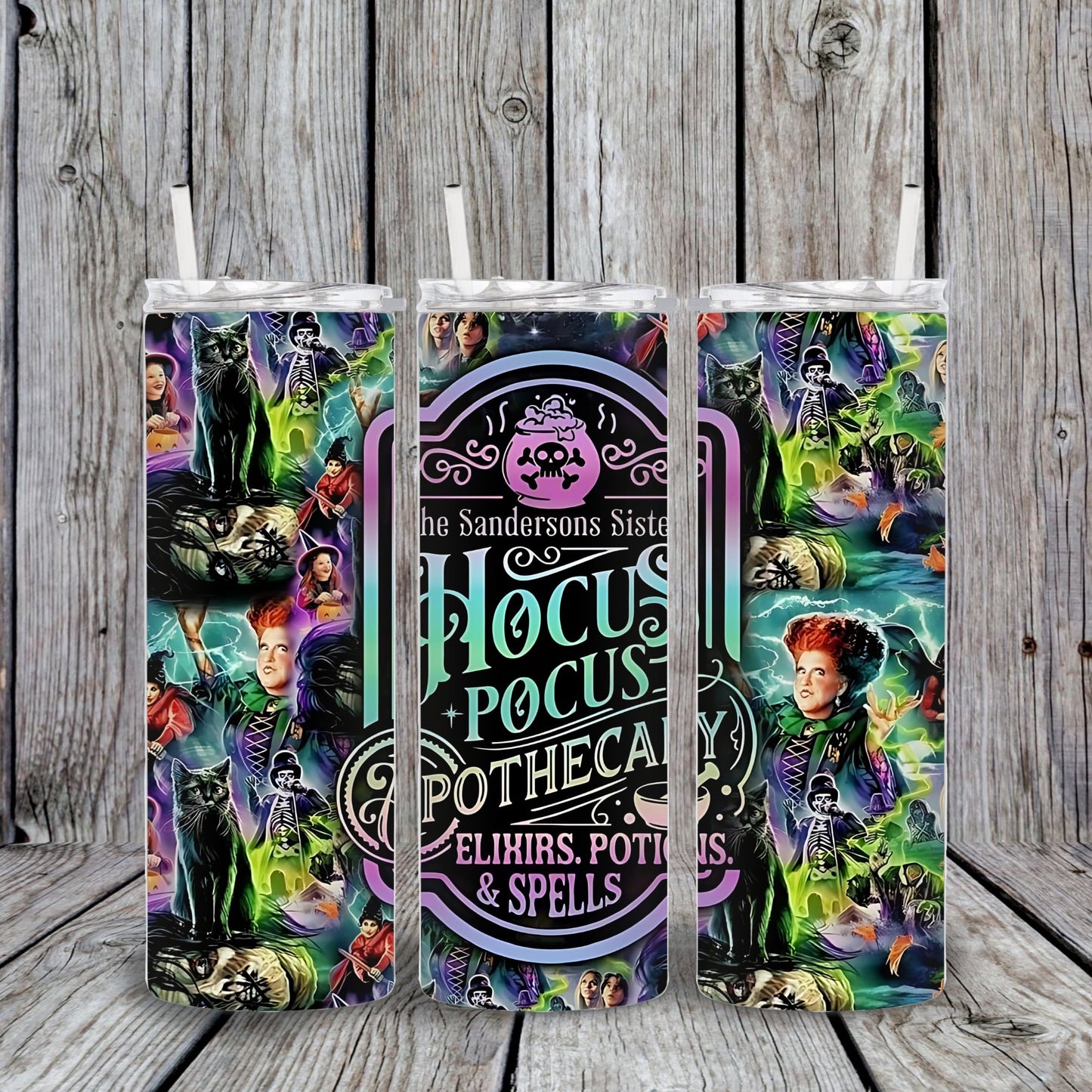 20 oz Hocus Pocus Apothecary Halloween Tumbler