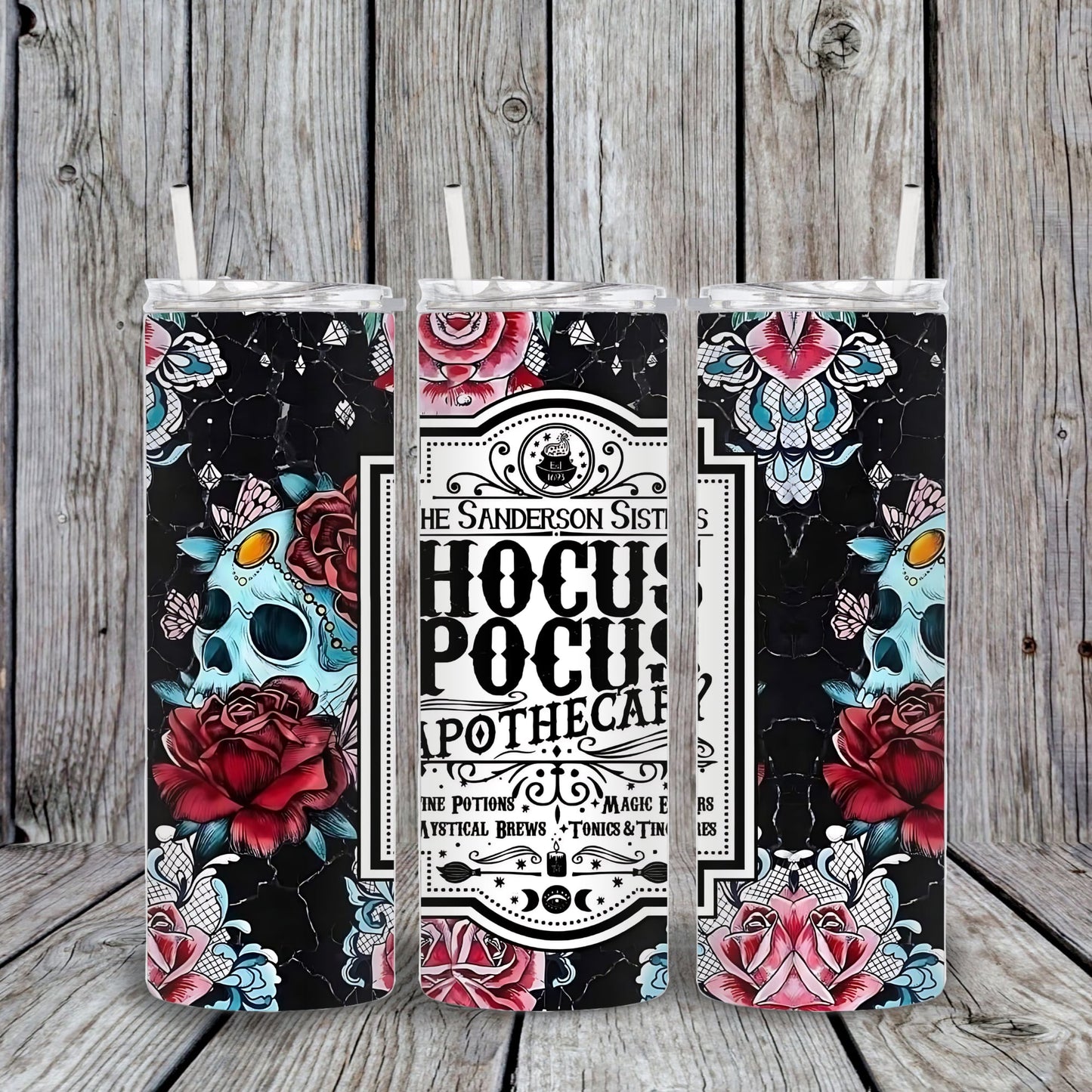 20 oz Hocus Pocus Apothecary Halloween Tumbler