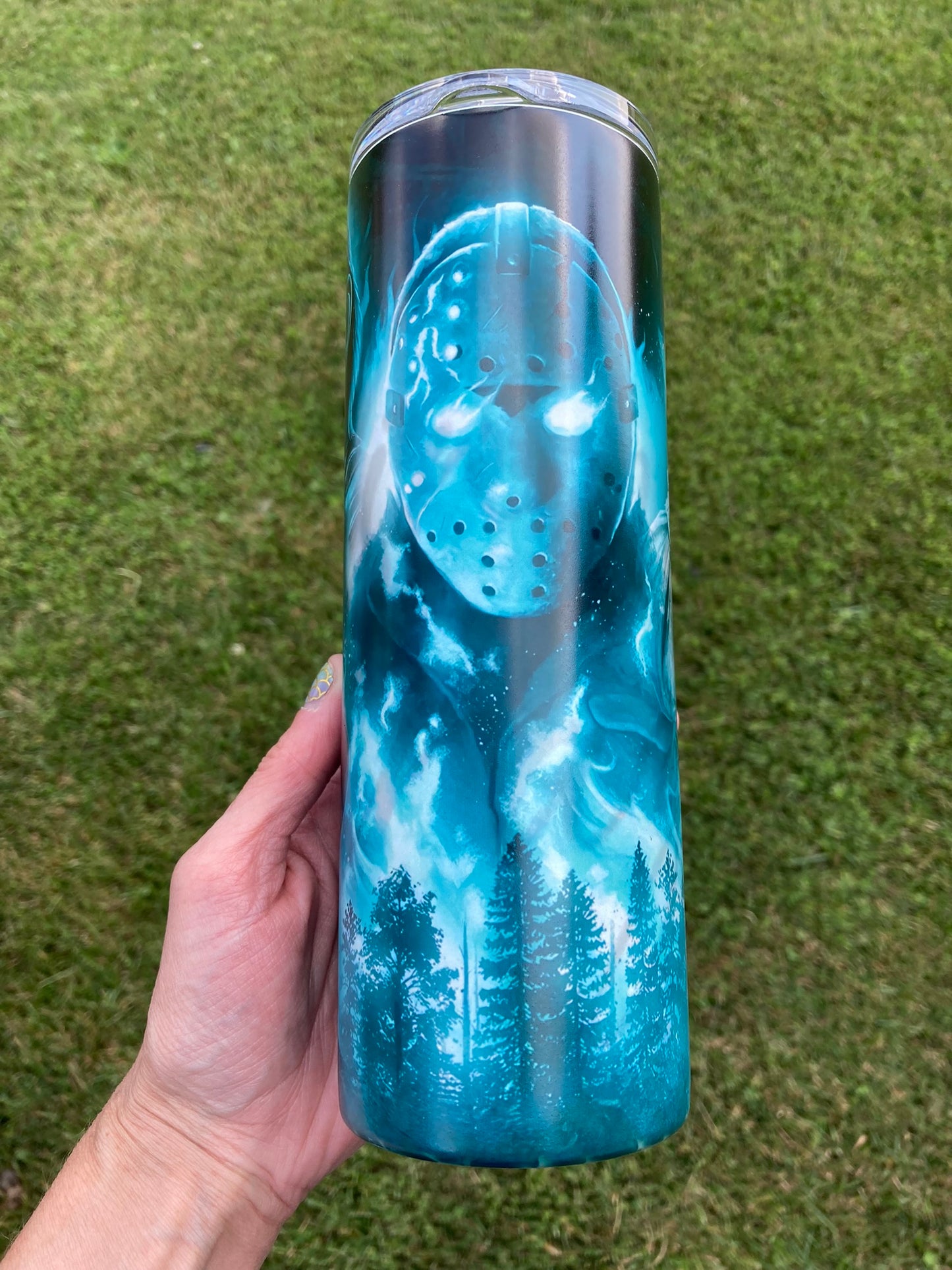 Horror Movie Stars Collage Tumbler