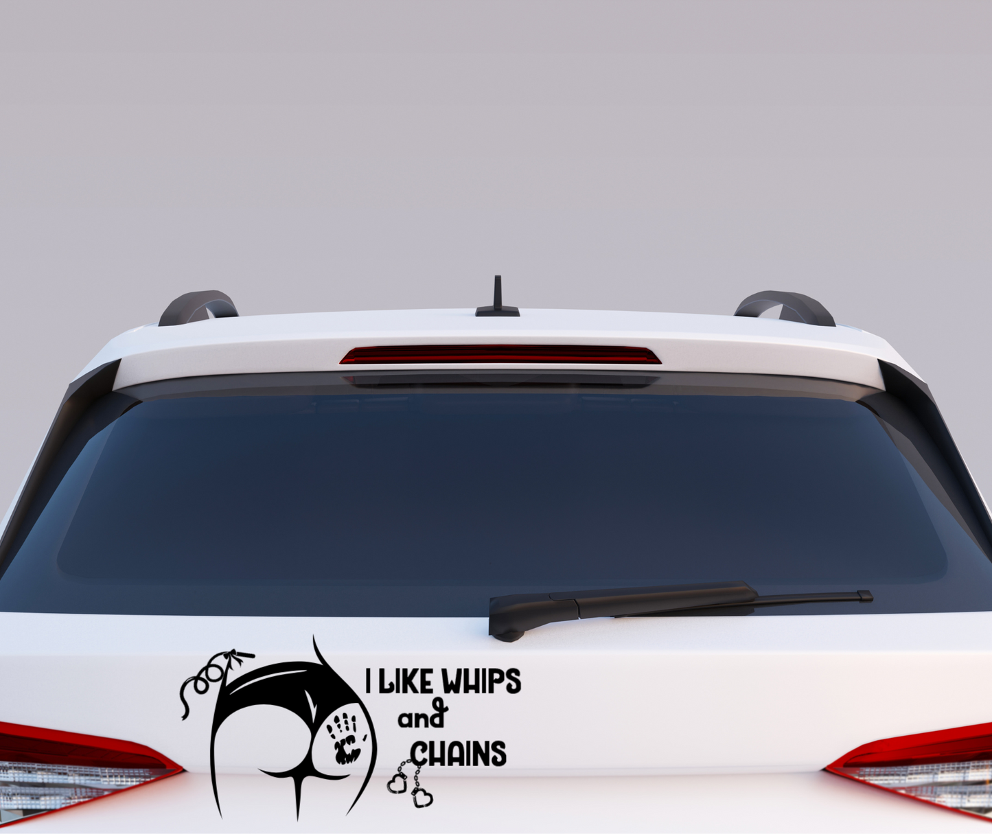 I Like Whips and Chains Jessie Murph decal – country music inspired vinyl sticker for cars, trucks, laptops, and tumblers – waterproof and handmade