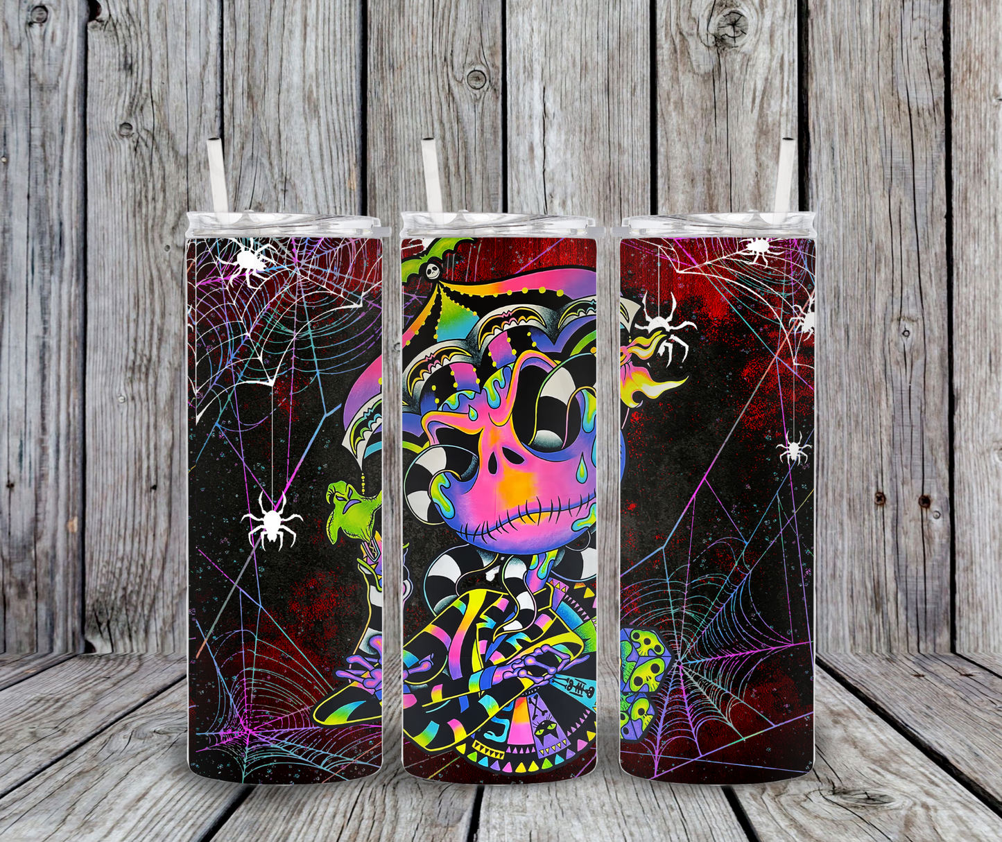 Jack Skellington Beetlejuice Halloween Tumbler