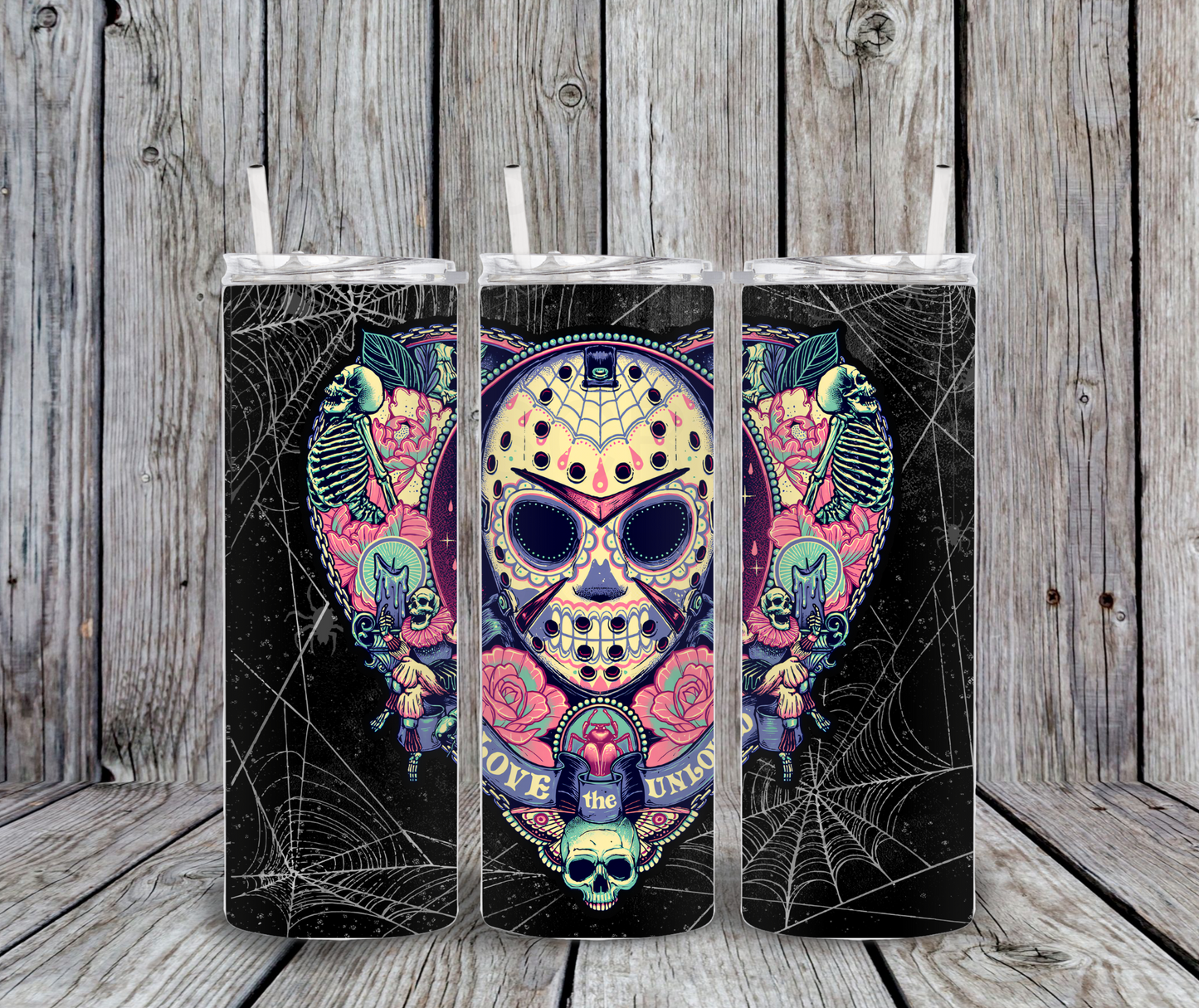 20 oz Jason Voorhees Love the Unloved Halloween Tumbler