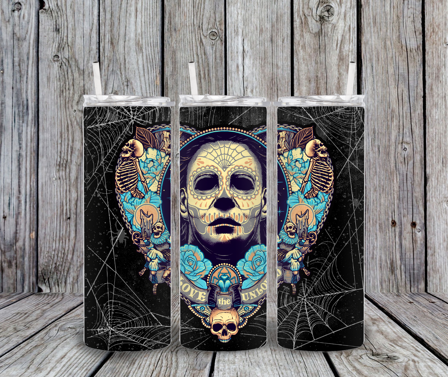 20 oz Michael Myers Love the Unloved Halloween Tumbler