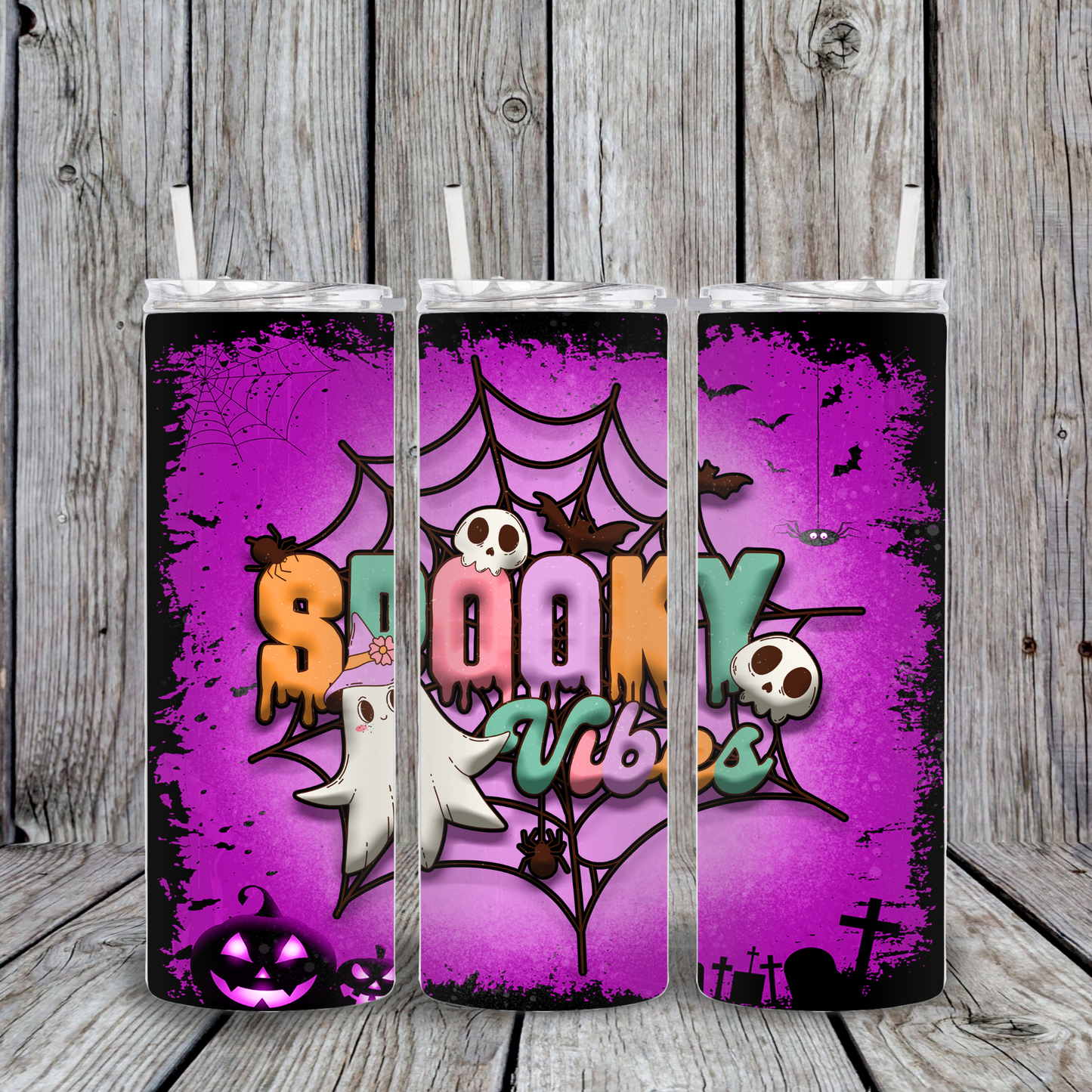 20 oz Spooky Vibes Halloween Tumbler