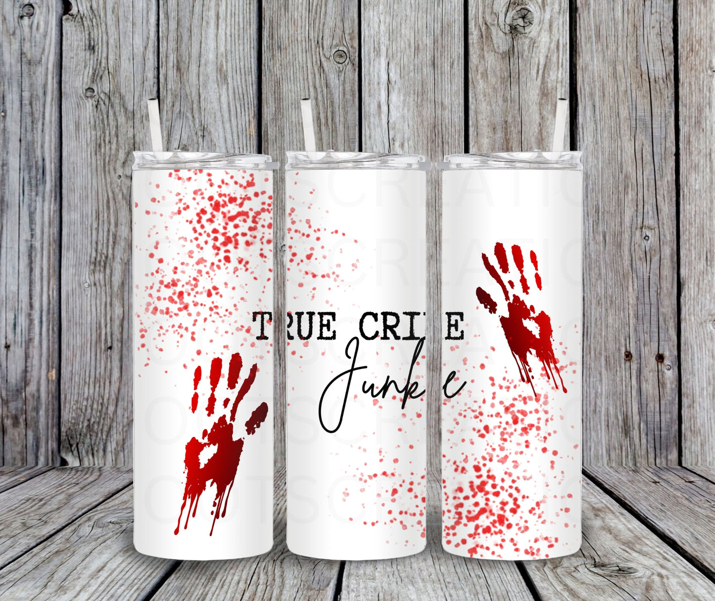 20 oz True Crime Junkie Halloween Tumbler