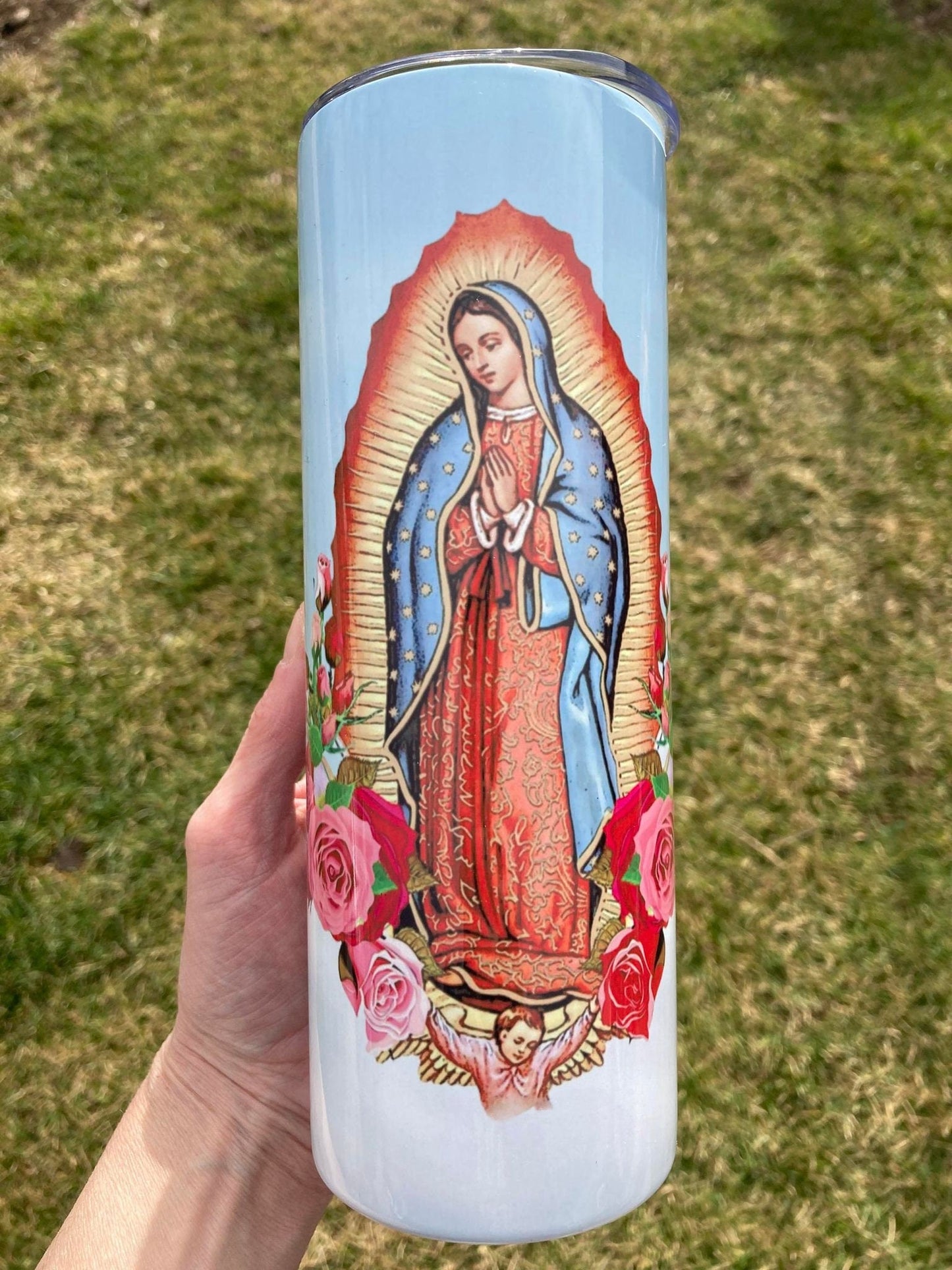 20 oz Virgin Mary de Guadalupe Tumbler