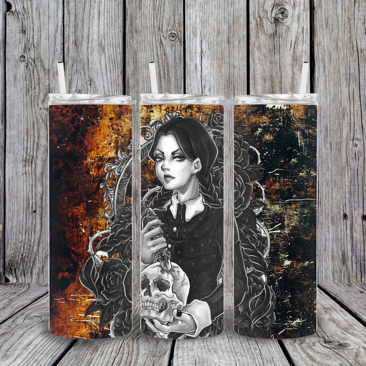 20 oz Wednesday Halloween Tumbler