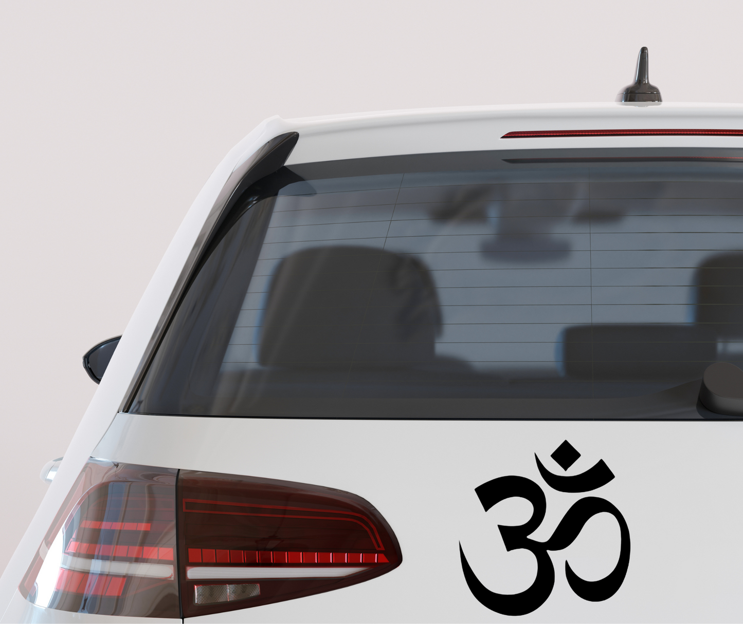 Zen Om symbol vinyl decal – spiritual yoga and meditation sticker for cars, laptops, tumblers, or windows
