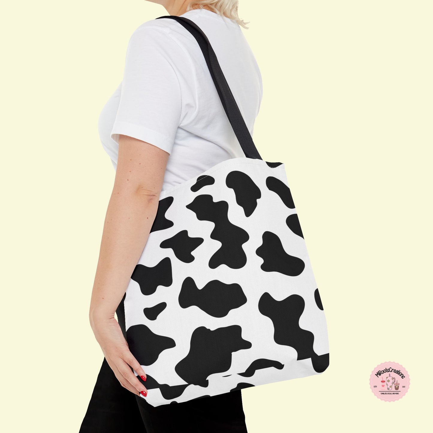 Cow Print Tote Bag