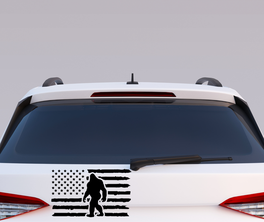 Bigfoot/Sasquatch/Yeti vinyl car decal bumper sticker
