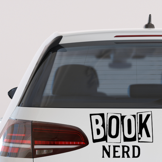 Book Nerd Decal