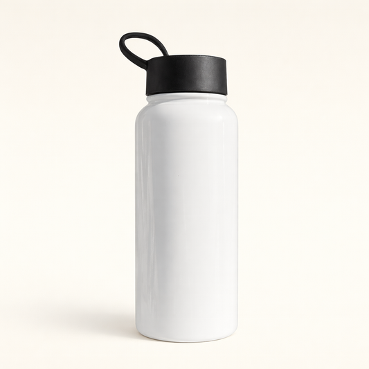 Custom 32 oz Water Bottle – 2-in-1 Lid