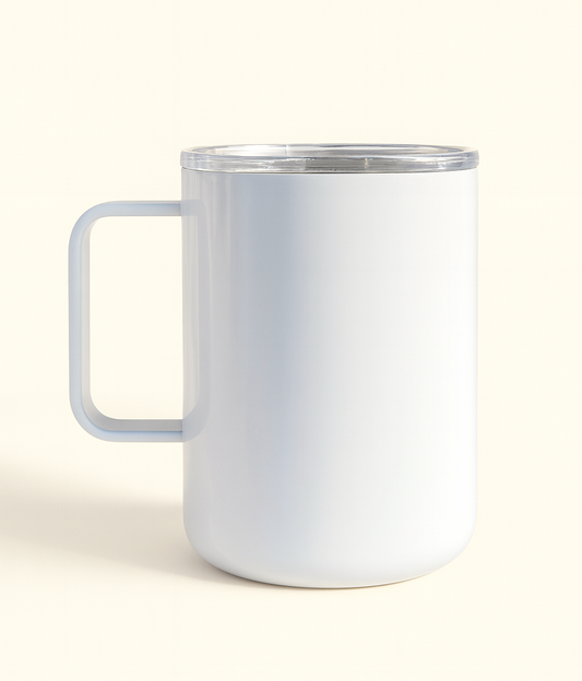 Custom 12 oz Camper Mug – Personalized Stainless Steel Coffee Cup