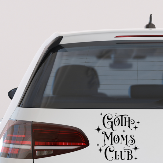 Goth Moms Club vinyl car decal bumper sticker