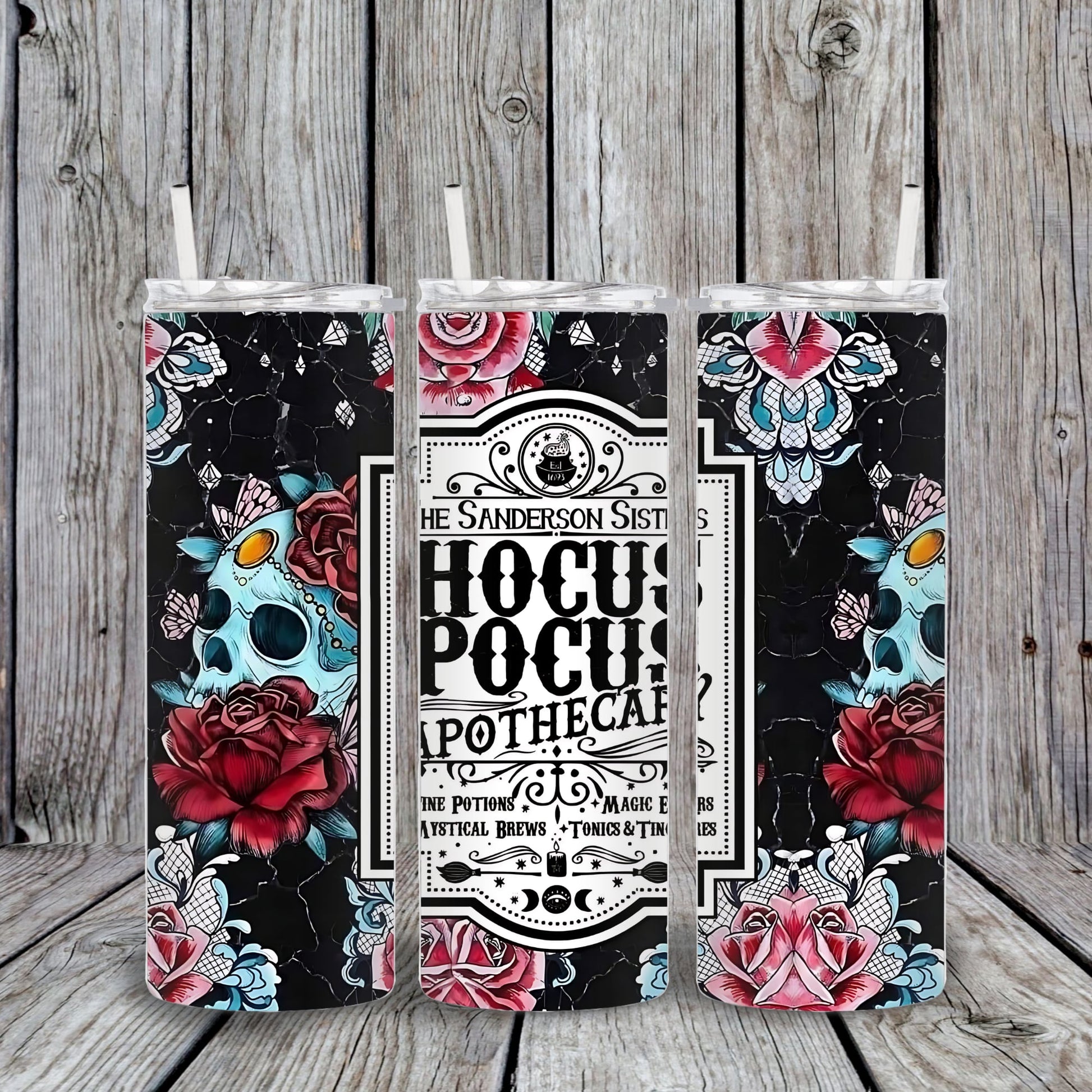 20 oz Hocus Pocus Apothecary Halloween Tumbler