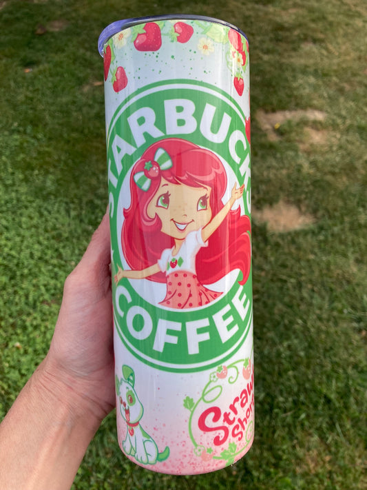 Strawberry Shortcake Starbucks Tumbler