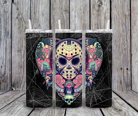 20 oz Jason Voorhees Love the Unloved Halloween Tumbler