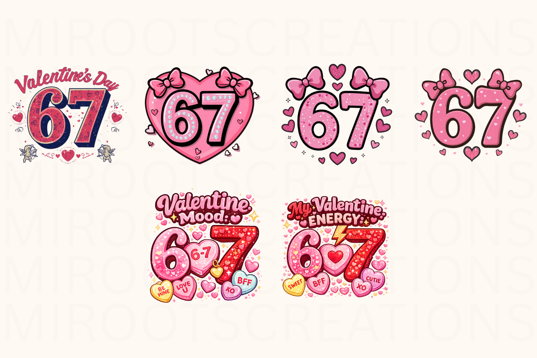 MIROOTSCREATIONS 67 Valentine Pngs