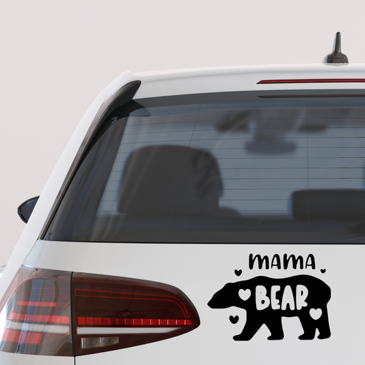 Mama Bear vinyl car decal bumper sticker