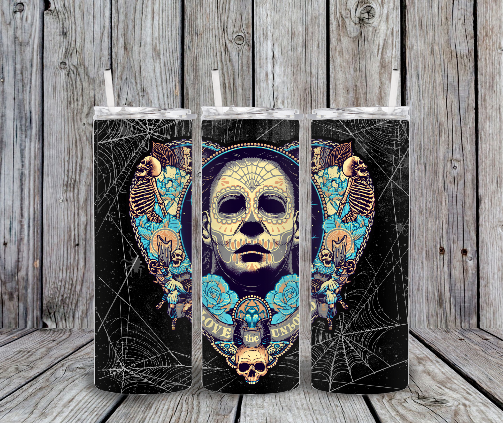20 oz Michael Myers Love the Unloved Halloween Tumbler