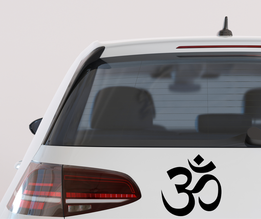 Zem Om Symbol vinyl car decal bumper sticker