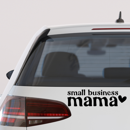 Small Business Mama vinyl car decal bumper sticker