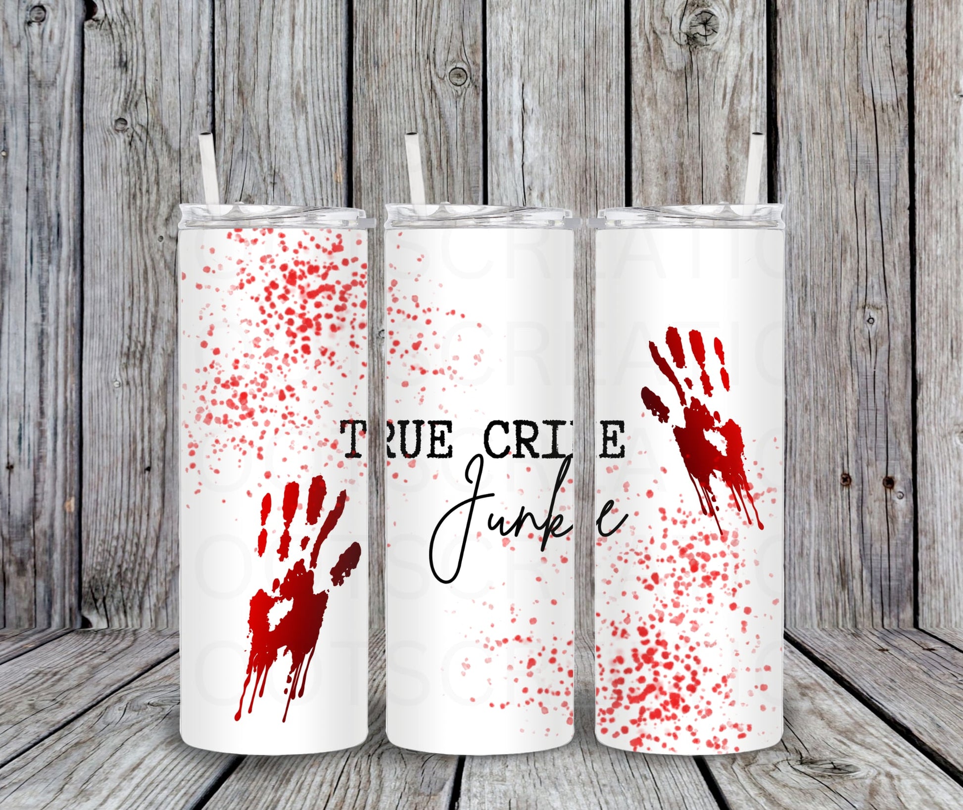 20 oz True Crime Junkie Halloween Tumbler