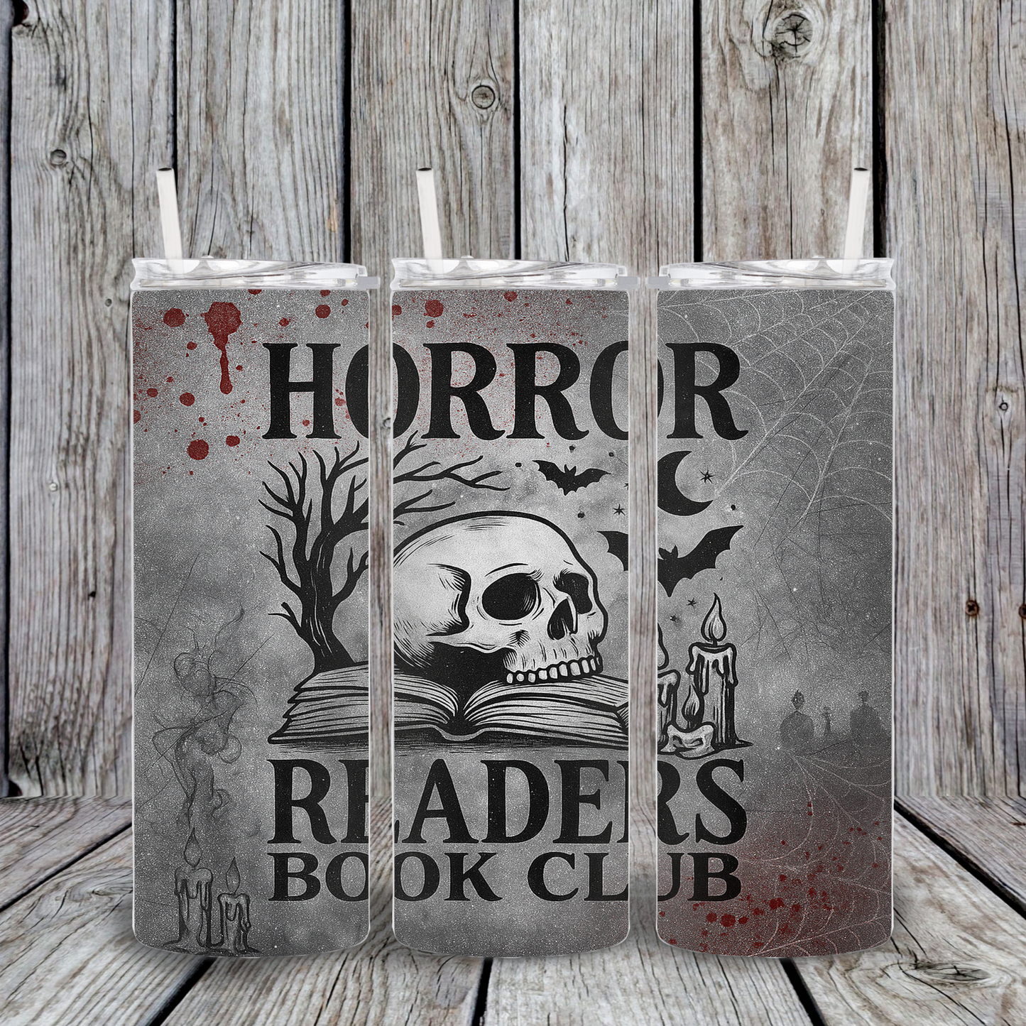"Horror Readers Book Club" Halloween Tumbler