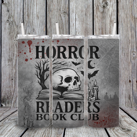 "Horror Readers Book Club" Halloween Tumbler