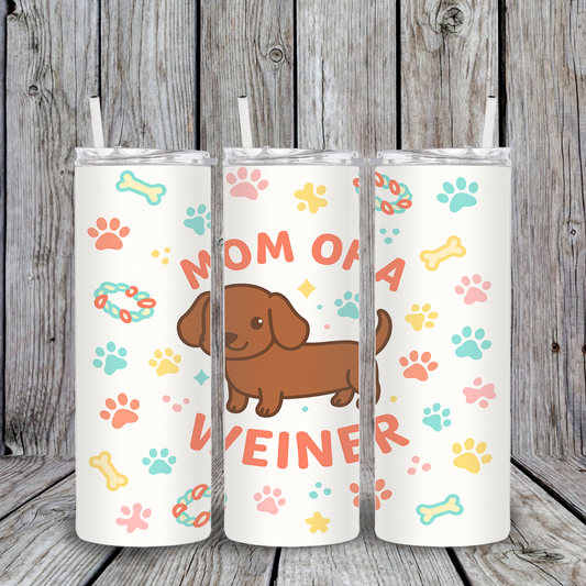 Mom of a Weiner Dog Tumbler