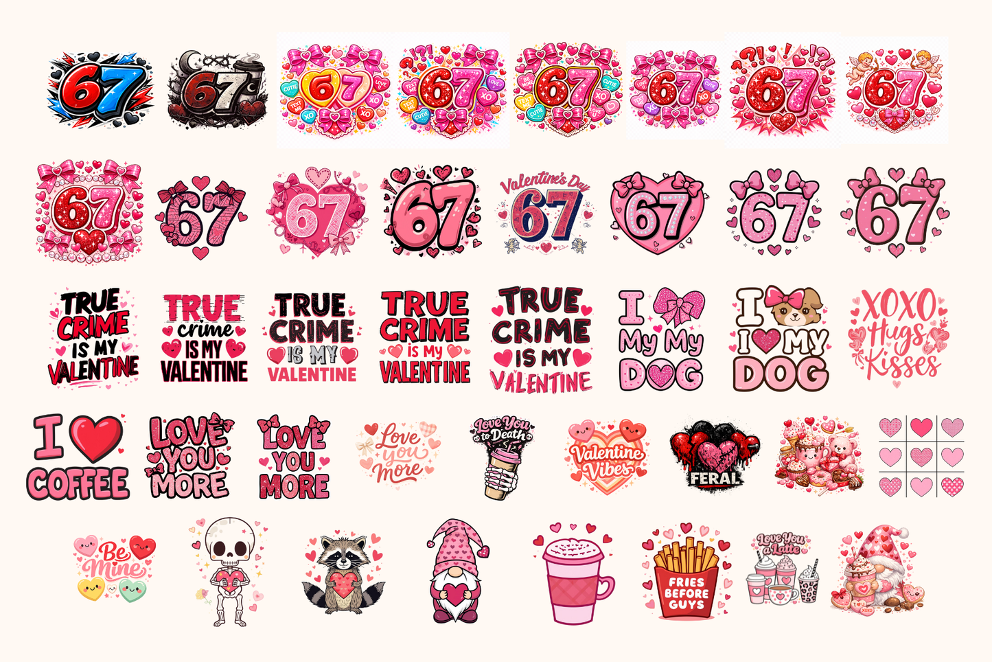 Valentine Png Bundle MIRootsCreations 